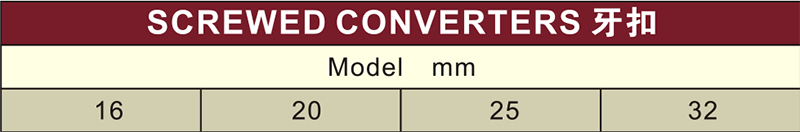 conduit upvc screwed converters white color