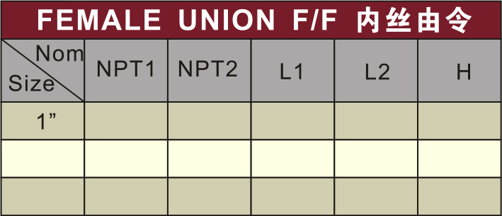 bs4346 water supply upvc female thread union white