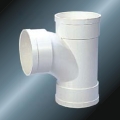 din drainage upvc tee grey color 