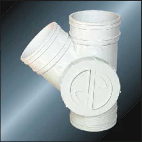 bs5255/4514 drainage upvc y-tee side door grey color 