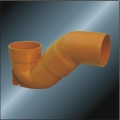 upvc drainage fitting wing p-trap 110mm 