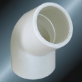 din pn10 water supply upvc elbow 45°white color 