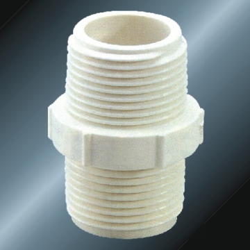 bs4346 water supply upvc male thread nipple white 