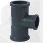 nbr5648 water supply upvc reducing tee grey color 