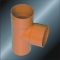 din pvc drainage fitting tee spigot 110mm 