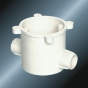 pvc insulating electrical two way extension ring fitting 