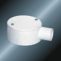 pvc insulating electrical drive one way circular box 