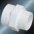 din pn10 water supply upvc male adaptor white 