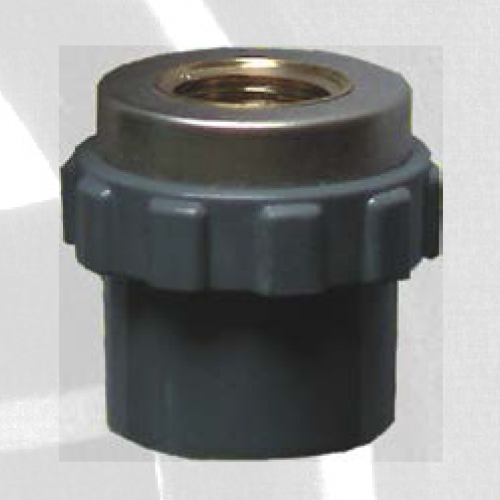 astm sch80 upvc female adaptor dark grey color 