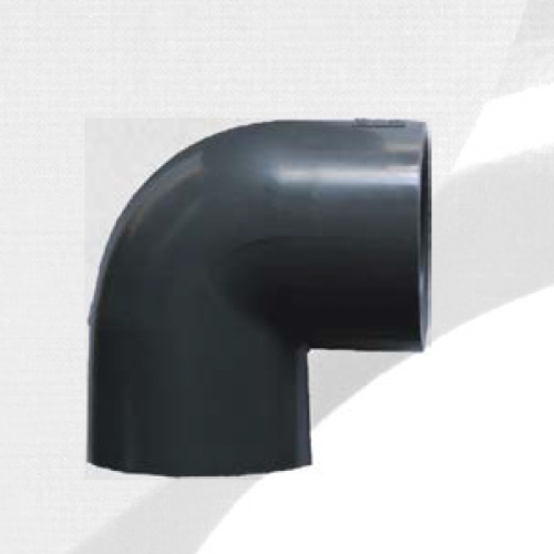 astm sch80 upvc elbow 90° dark grey color 