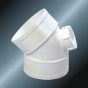 bs5255/4514 drainage upvc elbow45° with back door grey 
