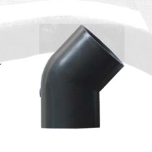 astm sch80 upvc elbow 45° dark grey color 