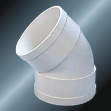 bs5255/4514 drainage upvc elbow 45° grey color 