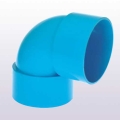 upvc jis k-6739 drainage elbow 90° blue color 