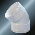 din drainage upvc elbow 45° grey color 