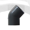 astm sch80 upvc elbow 45° dark grey color 