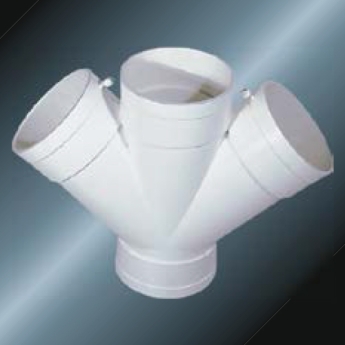 din drainage upvc y-cross grey color 