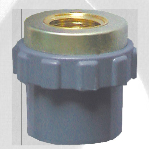 astm sch80 cpvc female adaptor dark grey color 