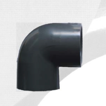 astm sch80 upvc elbow 90° dark grey color 