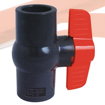 upvc compact ball valve socket connector 