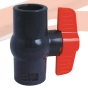 upvc compact ball valve socket connector 