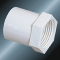 din pn10 water supply upvc female adaptor white 