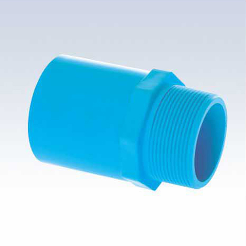 upvc jis k-6743 pressure male adaptor blue color 