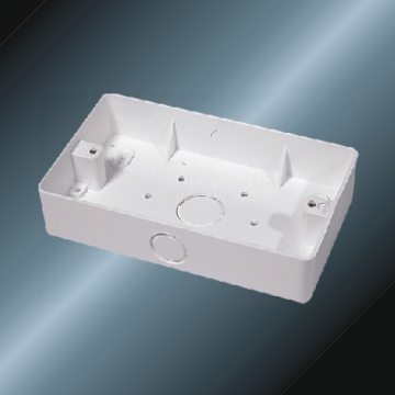 conduit upvc long box white color 