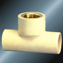 astm d2846 water supply cpvc female tee brass 