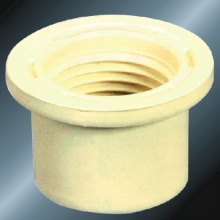 din pn16 water supply cpvc thread reducer grey 