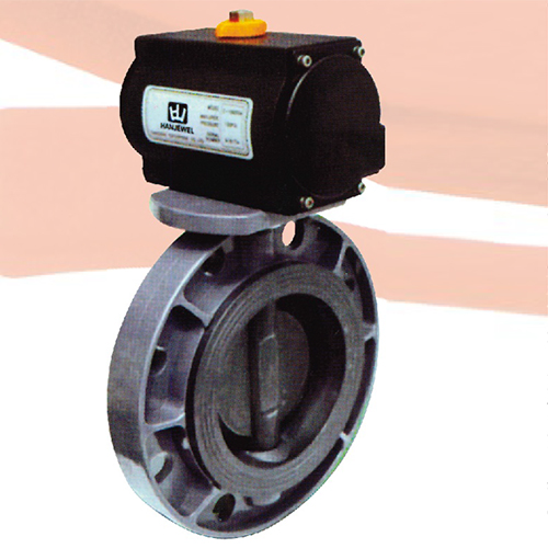 pneumatic actuator butterfly valve for water supply 