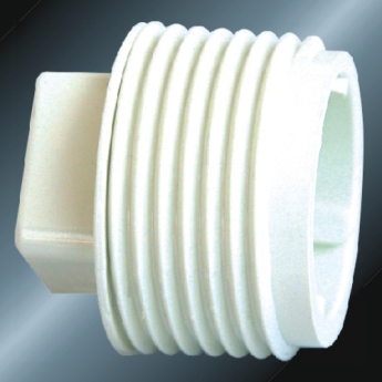 bs4346 water supply upvc male end cap white 