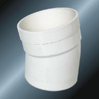 pvc fitting of 15 degree elbow for drainage 