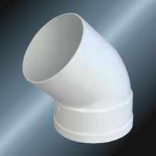pvc fitting 45 degree elbow m/f for drainage 