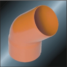 pvc pipe drainage spigot plastic 45 degree elbow 