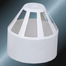 din drainage upvc vent cowl grey color 