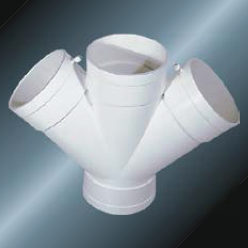 din drainage upvc y-cross grey color 