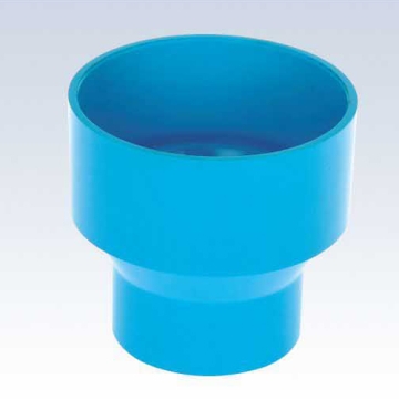 upvc jis k-6739 drainage reducing socket blue color 