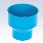 upvc jis k-6739 drainage reducing socket blue color 