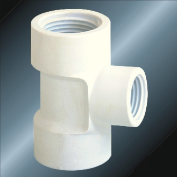 bs4346 water supply upvc reducing female thread tee 