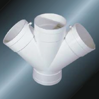 bs5255/4514 drainage upvc y-cross grey color 