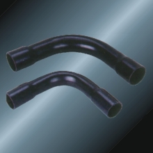 conduit upvc long bend white color 